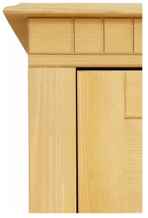 Vetrina in legno di pino di colore naturale 180x35 cm Lisa - Støraa