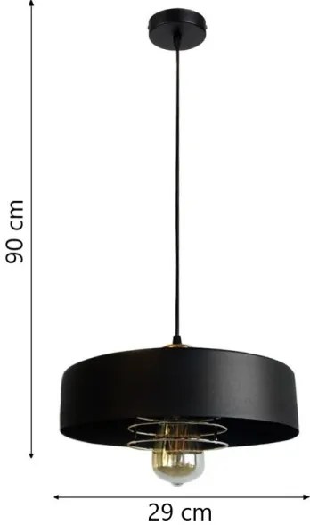 Lampadario a sospensione con filo VEST 1xE27/60W/230V