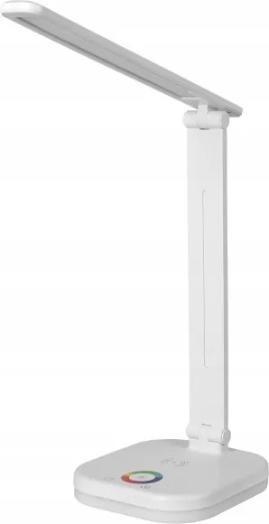 Lampada da tavolo LED RGBW dimmerabile con ricarica wireless LED/7W/5V USB bianca