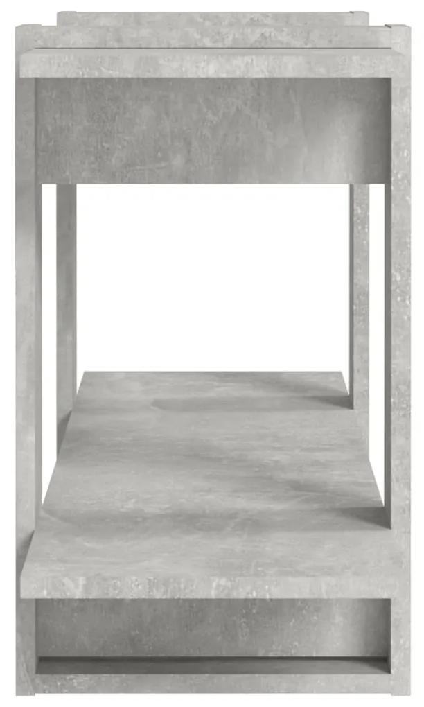 Libreria grigio cemento 100x30x51 cm in legno multistrato