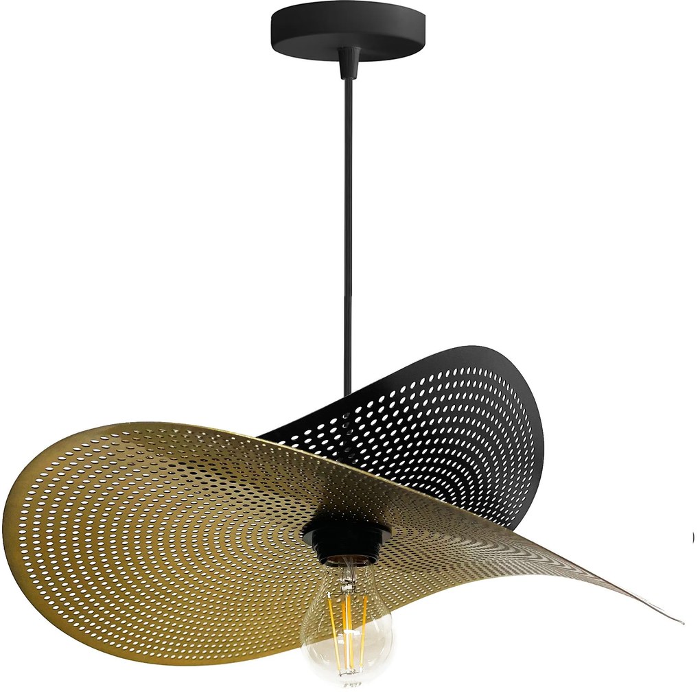 Lampada da soffitto APP1472-1CP black/old gold