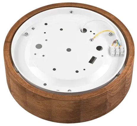 Brilagi - Lampada LED da soffitto CARVALHO 1xE27/60W/230V quercia ciliegio ø27 c