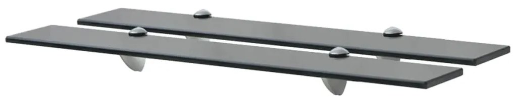 Mensole Galleggianti 2 Pz İn Vetro 70x20 Cm 8 Mm /