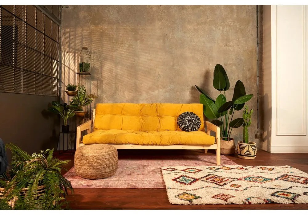 Divano variabile in velluto a coste Miele Grab Raw - Karup Design