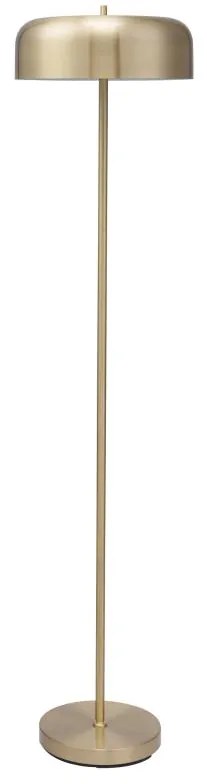 Lampada da terra a fungo in ottone dorato spazzolato D.35 x H.150 cm - CATAVI