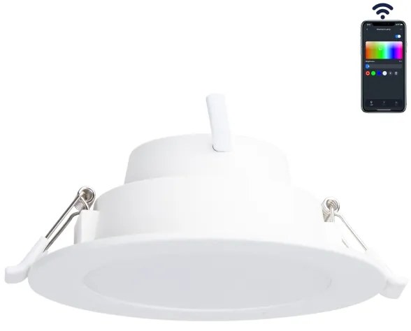Aigostar - LED RGBW Lampada da incasso per bagno LED/9W/230V 2700-6500K IP44