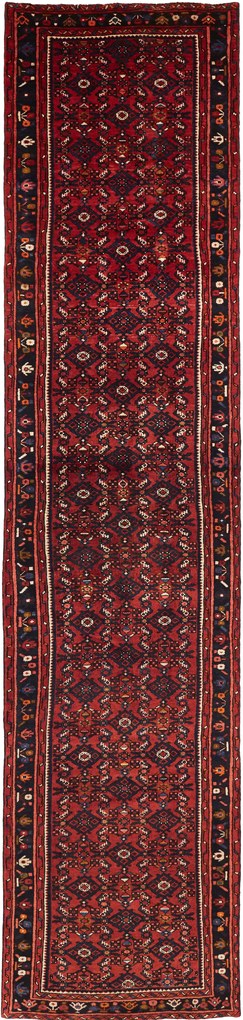 Hamedan Tappeto persiano 90 x 410 Rosso (Iran) Annodato A Mano
