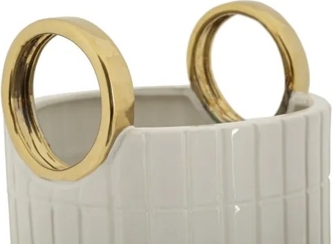 Vaso Ceramica Shopping Cm Ø 18X25