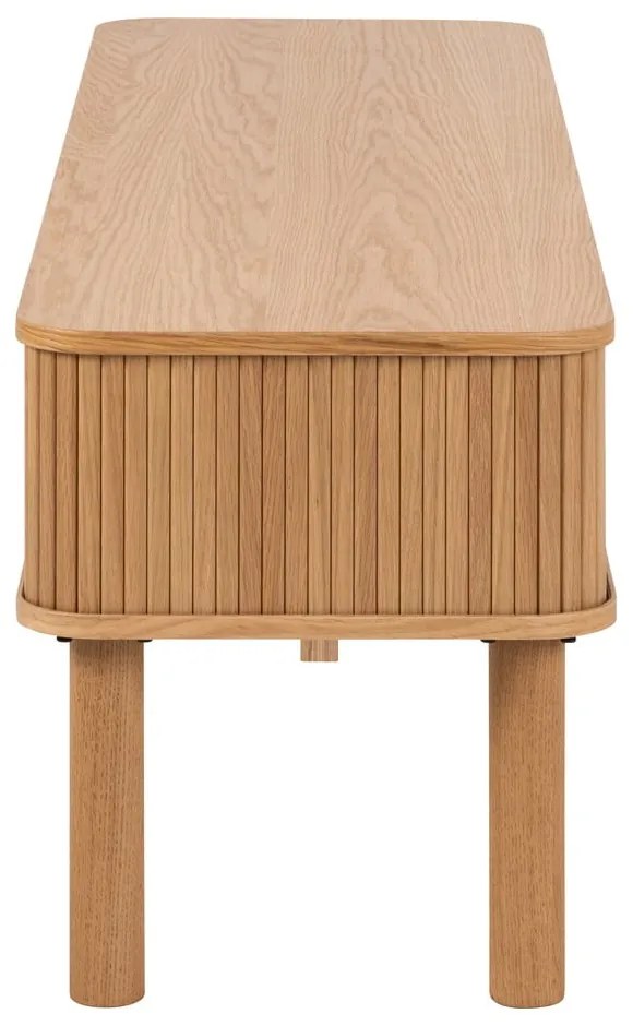 Tavolo TV in rovere naturale 140x45 cm Langley - Actona