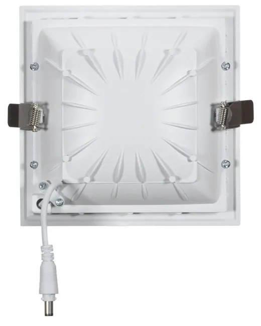 Faro LED da incasso Luce INDIRETTA 12W Quadrato Foro da 127x127mm a 137x137mm Colore  Bianco Caldo 2.700K