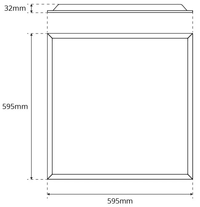 Pannello LED 60x60 42W CCT Bianco Variabile UGR19 CRI92 con driver Philips Colore Bianco Variabile CCT