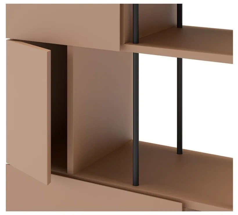 Libreria color mattone 84x175 cm Perla - Marckeric