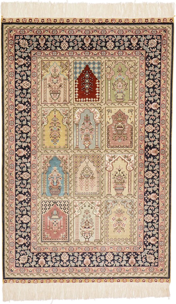 Hereke Tappeto orientale 80x120 (Cina) Annodato A Mano