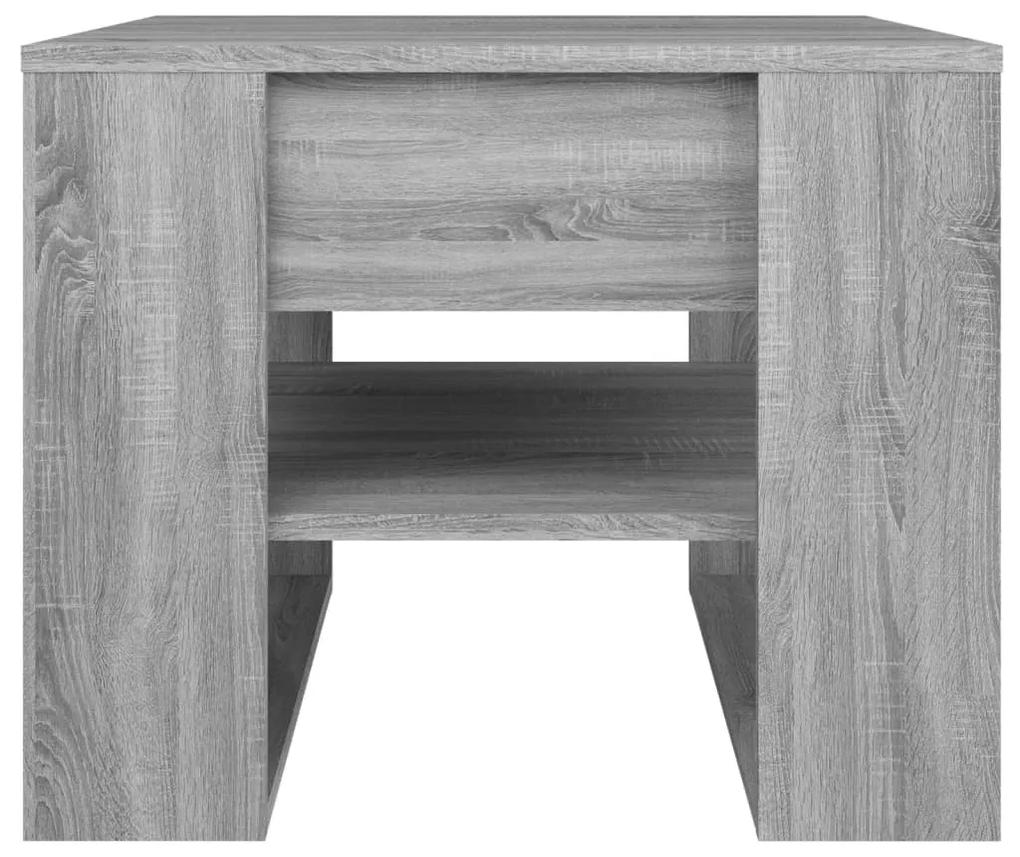 Tavolino salotto grigio sonoma 55,5x55x45 cm legno multistrato