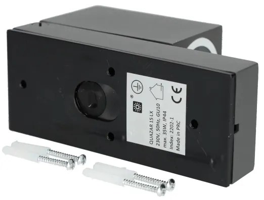 Applique da esterno con sensore  QUAZAR 1xGU10/35W/230V IP44 grigia