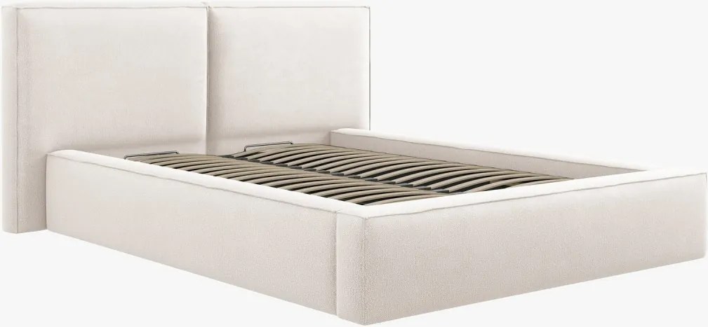 Letto Jodie in tessuto - 140x200 cm