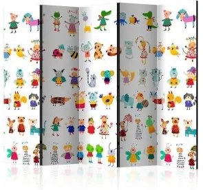 Paravento Cartoon Pets II [divisori da interno]