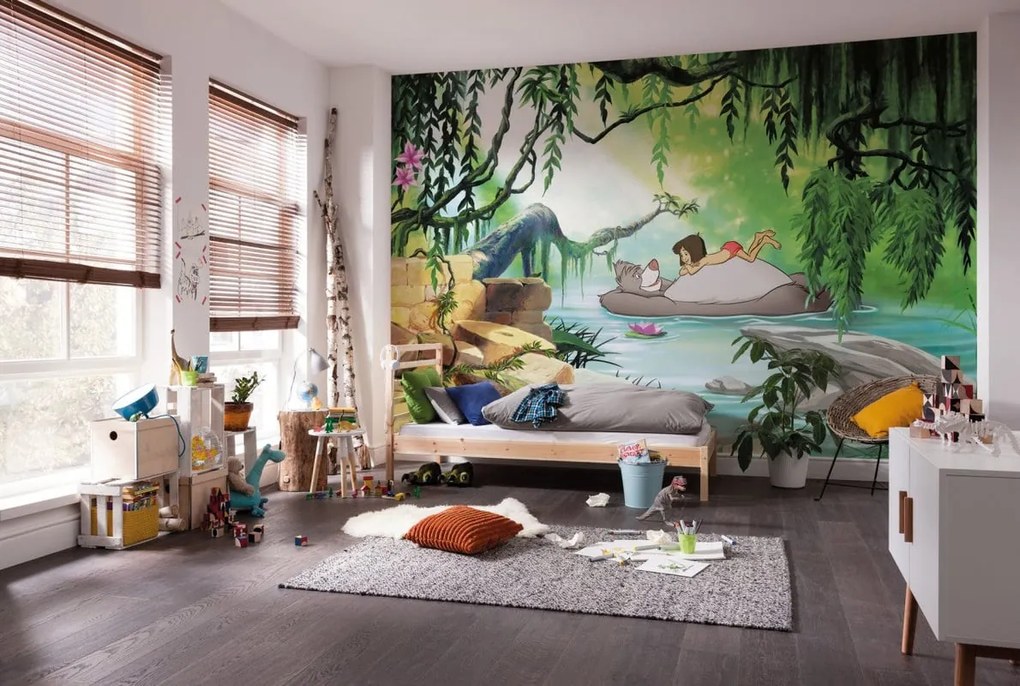 Fotomurale Jungle book, multicolore