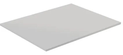 Top per lavabo Compatech VISOBATH L 61 x H 1.2 x P 46 cm grigio mdf, opaco