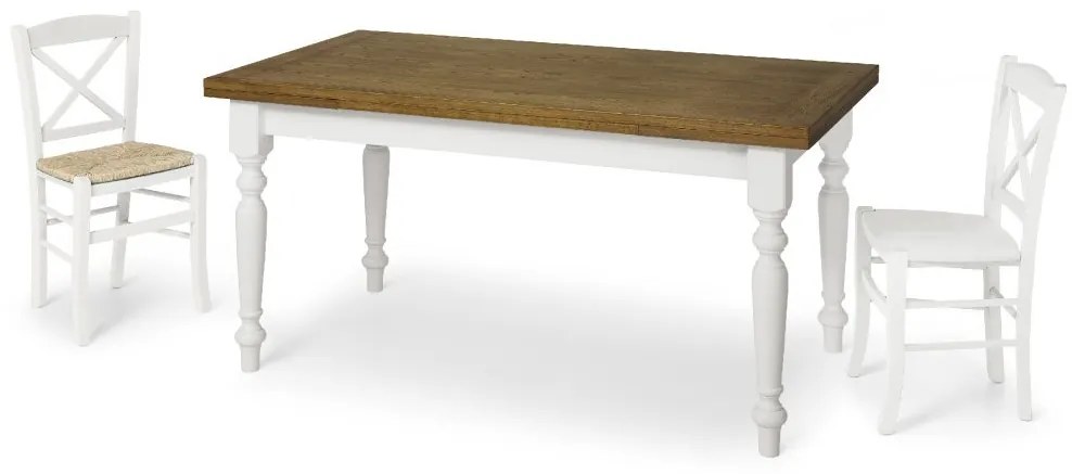 Tavolo GIGLIO in rovere allungabile 160&#215;85 cm &#8211; 240&#215;85 cm