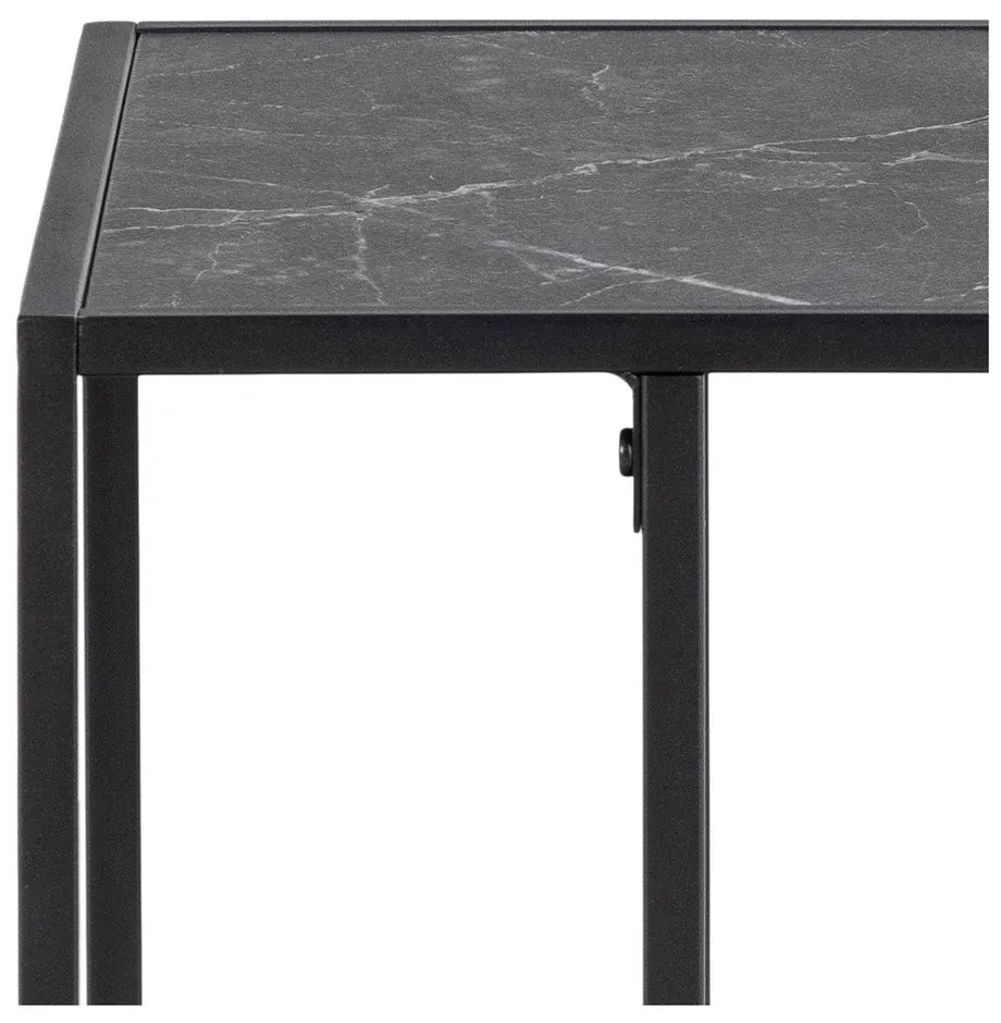 Tavolino con piano effetto marmo 43x35 cm Infinity – Actona