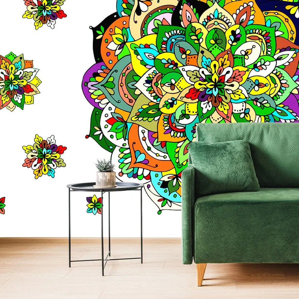 Carta da parati – Mandala verde