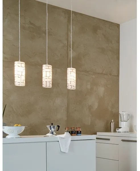 Eglo 92563 - Lampada a sospensione BAYMAN 3xE27/60W/230V