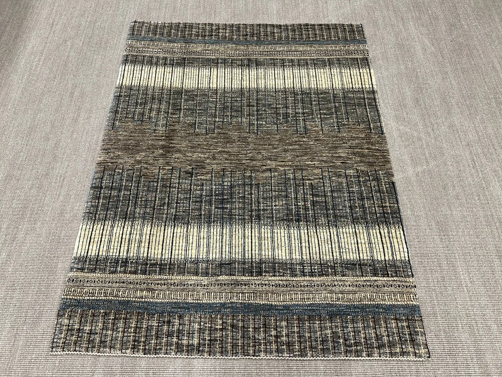 Loribaft Tappeto 150x200 Beige (Iran) Annodato A Mano