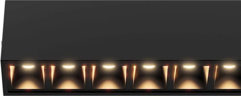 Lampada Lineare LED Sospesa 40W 120cm con driver Philips Bianca o nera