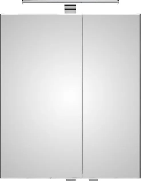 Specchio Contenitore Con Illuminazione PELIPAL bianco lucido L 60 x H 70.3 x P 17 cm
