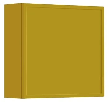 Pensile bagno Pixel laccato opaco giallo sole, 1 anta apertura da destra e sinistra P 17 x L 40 x H 40 cm