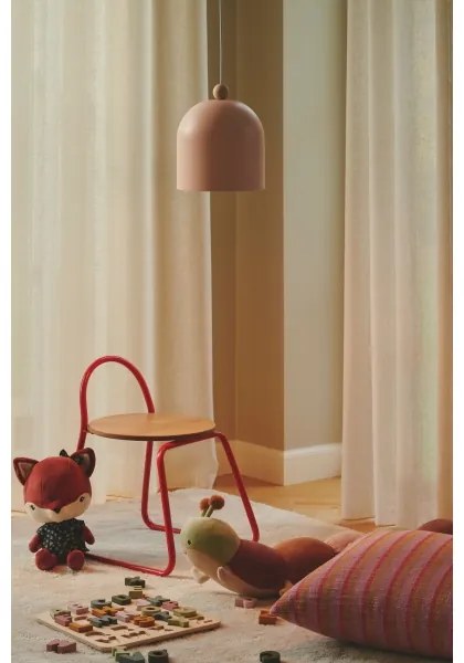 Nordlux - Lampadario a sospensione con filo GASTON 1xE27/40W/230V rosa/bianco