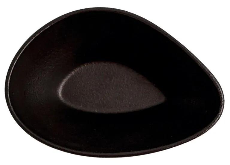 Ciotola Ariane Antracita Triangolare Ceramica Nero (12 cm) (12 Unità)