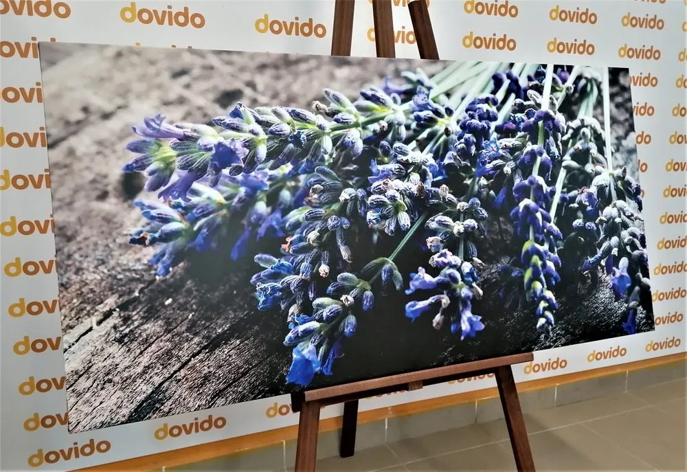Stampa su tela – Bouquet di lavanda