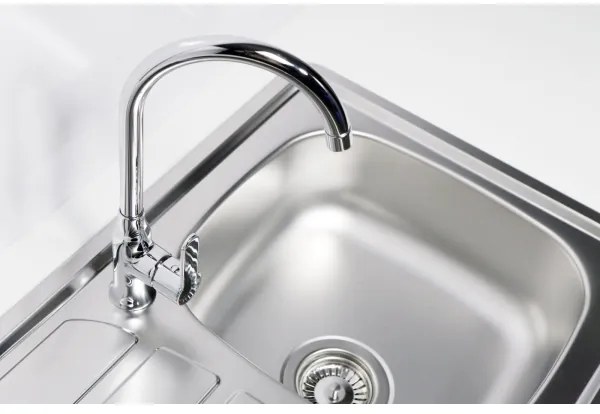 ALVEUS 1098938 - Lavello della cucina ZOOM 79x50 cm satin, per montaggio superiore