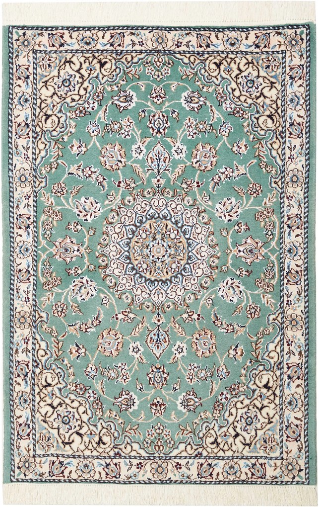 Nain Tappeto 80x120 (Iran) Annodato A Mano