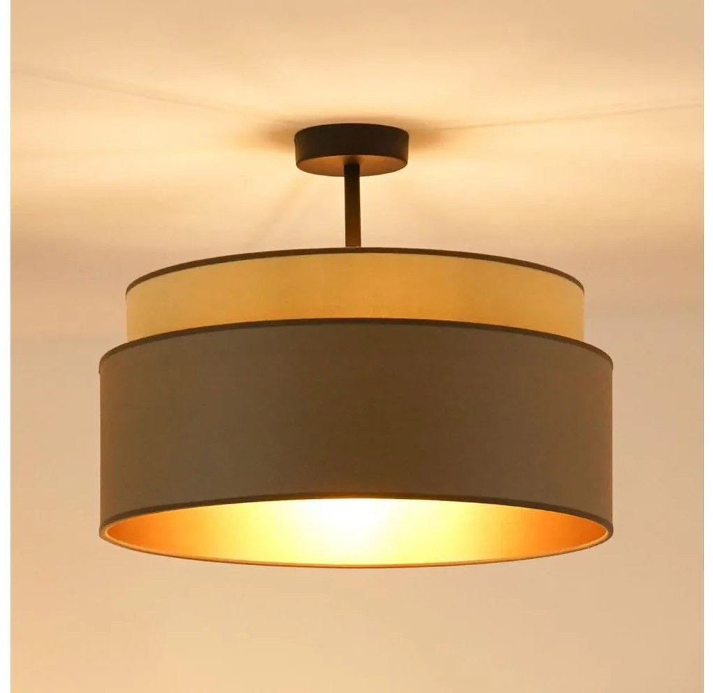 Brilagi - Plafoniera OREGON VEGE 1xE27/15W/230V Ø 45 cm grigio