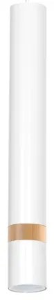 Lampadario a sospensione con filo JOKER WHITE WOOD 1xGU10/8W/230V