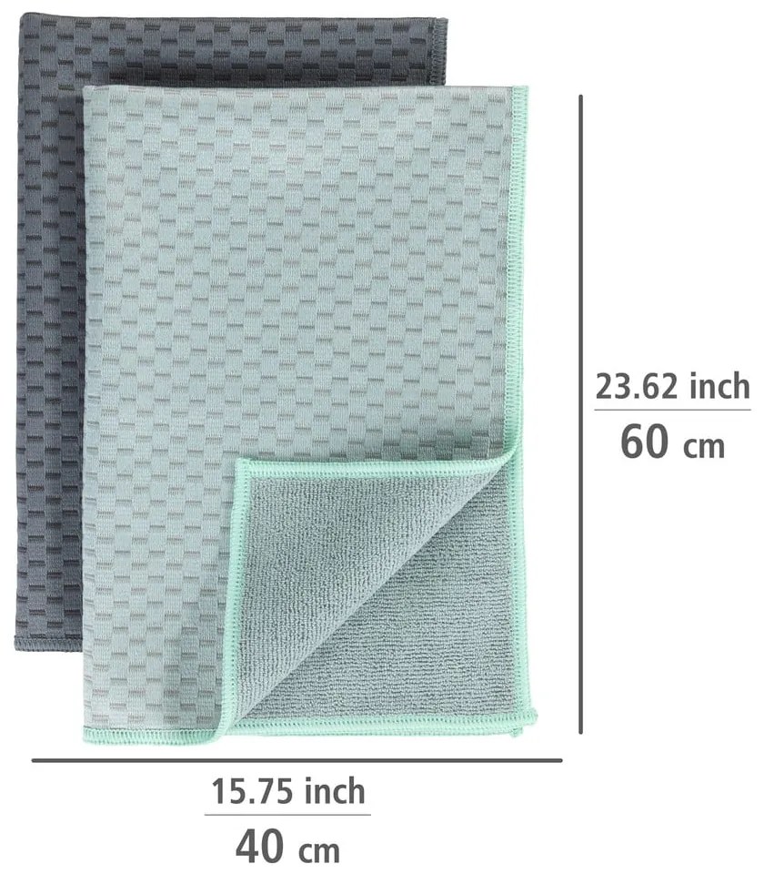 Set di 2 panni in microfibra 40x60 cm Miko - Wenko