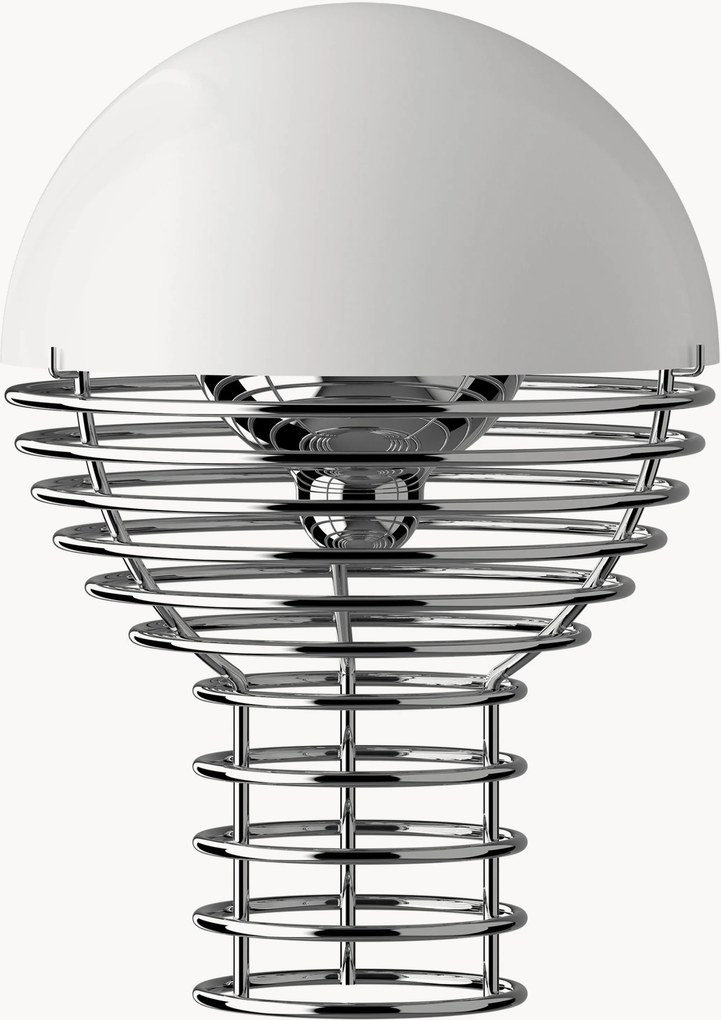Lampada da tavolo piccola portatile a LED con luce regolabile Wire, Design Verner Panton