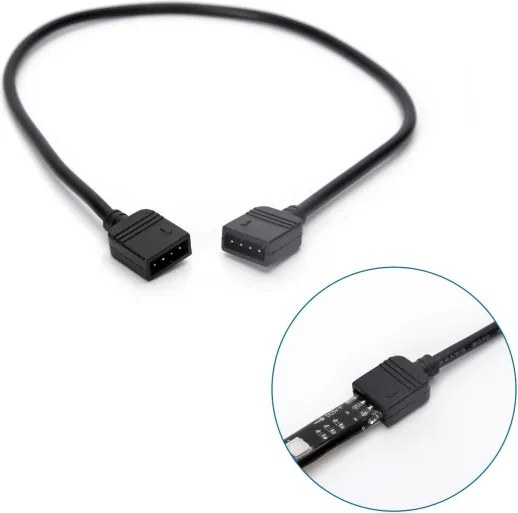 Aigostar - SET 4x Striscia LED RGB Dimmerabile 0,5m LED/2,5W/5V IP65 + tc