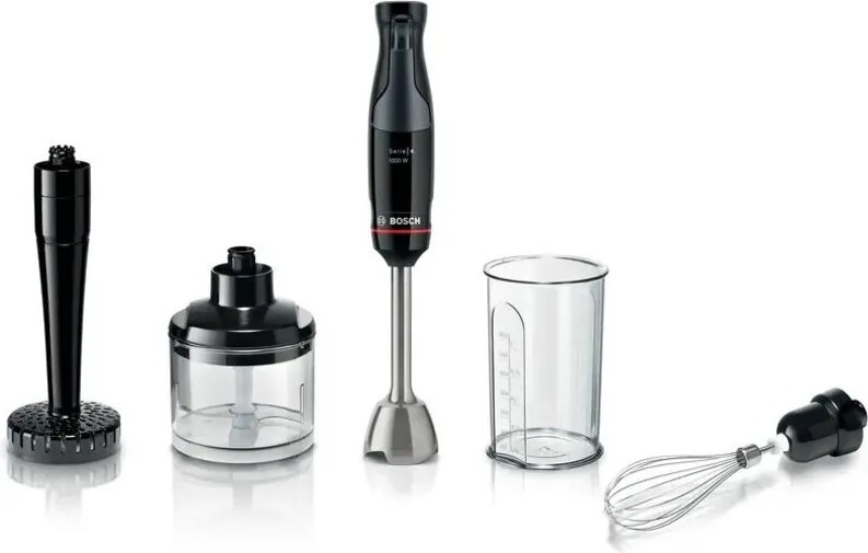 Bosch - Serie 4 MSM4B623 frullatore 0,6 l Frullatore ad immersione 1000 w Antracite, Trasparente