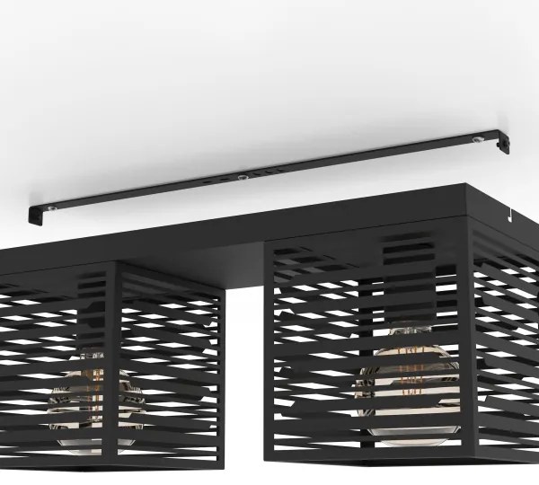 Eglo 900356 - Plafoniera PIEDRITAS 2xE27/40W/230V