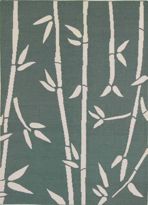Kilim Tappeto orientale 230 x 170 Verde (Indian) Annodato A Mano
