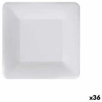 Set di piatti Algon Monouso Bianco Cartone 18 cm (36 Unità)