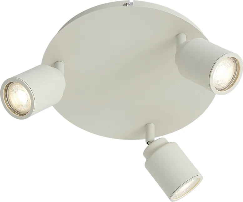 Faretto da incasso moderno beige 3 luci IP44 - Ducha
