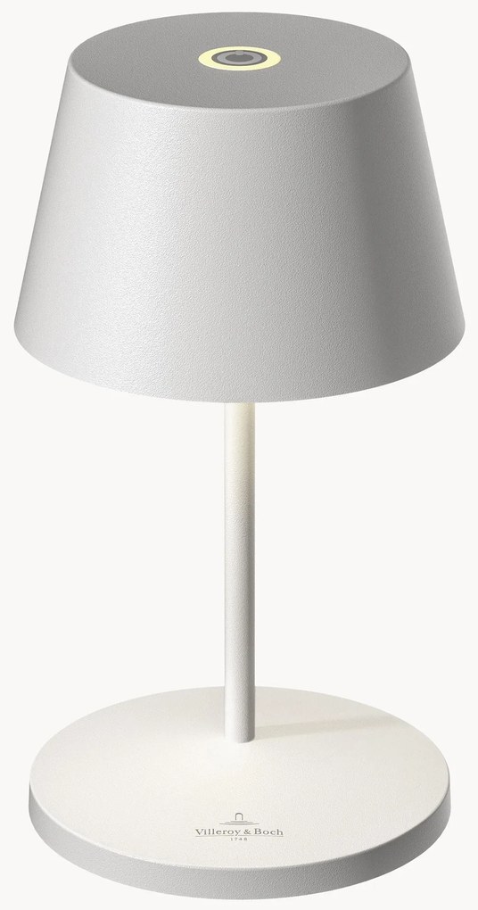 Lampada da tavolo a LED dimmerabile in & outdoor con batteria e stazione di ricarica Seoul 2.0, Ø 11 cm x Alt. 20, Ø 11