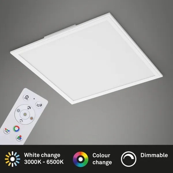 Briloner 7152-016-LED RGB Pannello fisso dimmerabile COLOUR LED/24W/230V 3000-6500K+RC