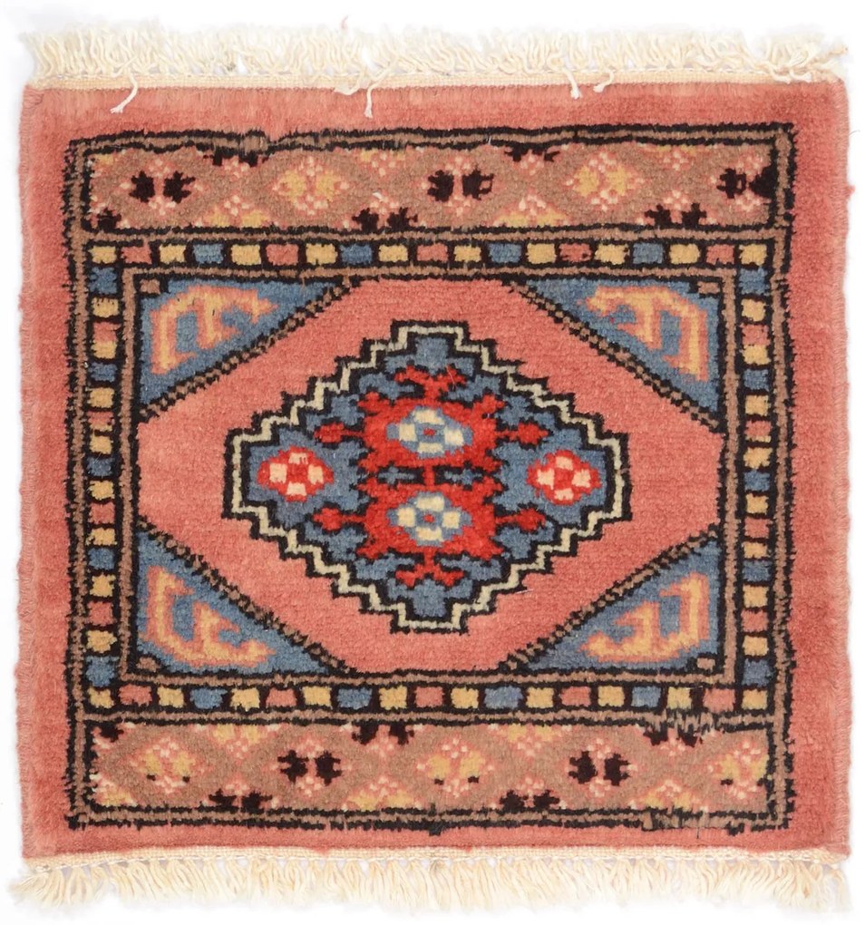 Bokhara Tappeto orientale 30 x 30 Beige (Pakistan) Annodato A Mano