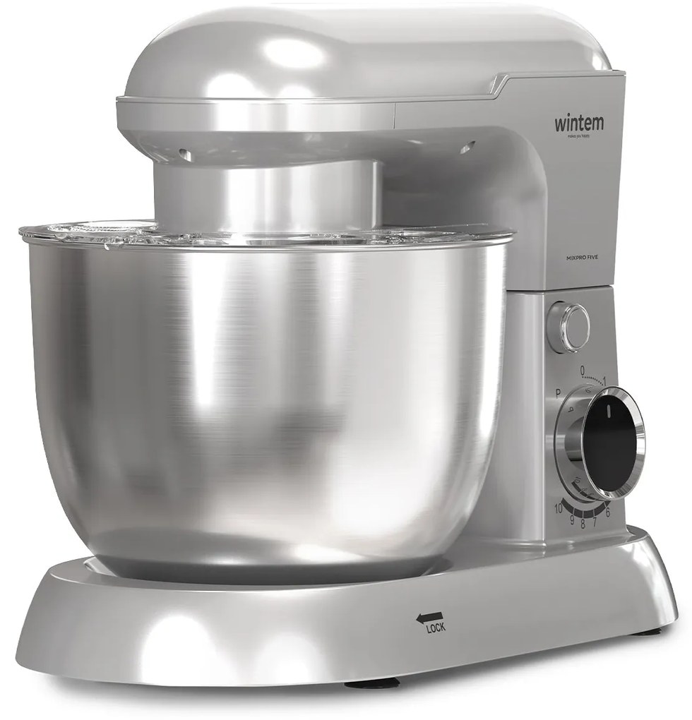 Impastatrice Planetaria 1500W Ciotola 5L, 10 Velocità - Elegante e Versatile